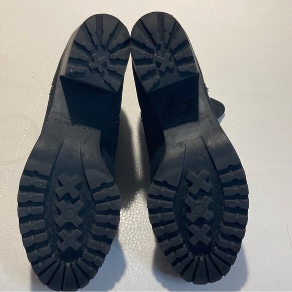 VAGABOND Sz 41 Chunky  3” Heel .75” Platform Suede Ankle Boots - Picture 10 of 15